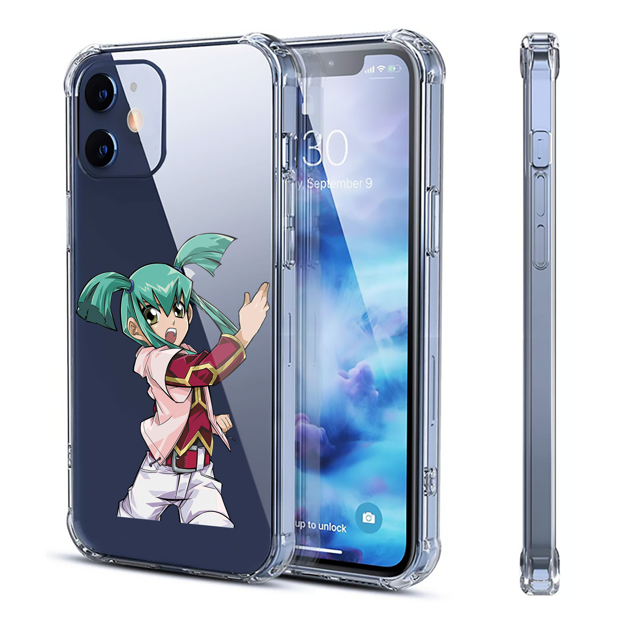 （画像用） 遊☆戯☆王 Yu-Gi-Oh! 【iPhone 12シリーズ対応】透明スマホケース（クリアソフトケース）